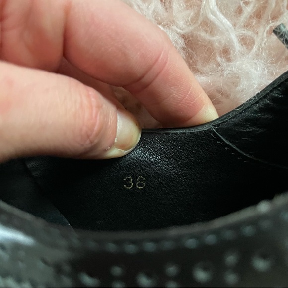 💯 PRADA Black Patent Leather Loafers Size 38 - Picture 14 of 14